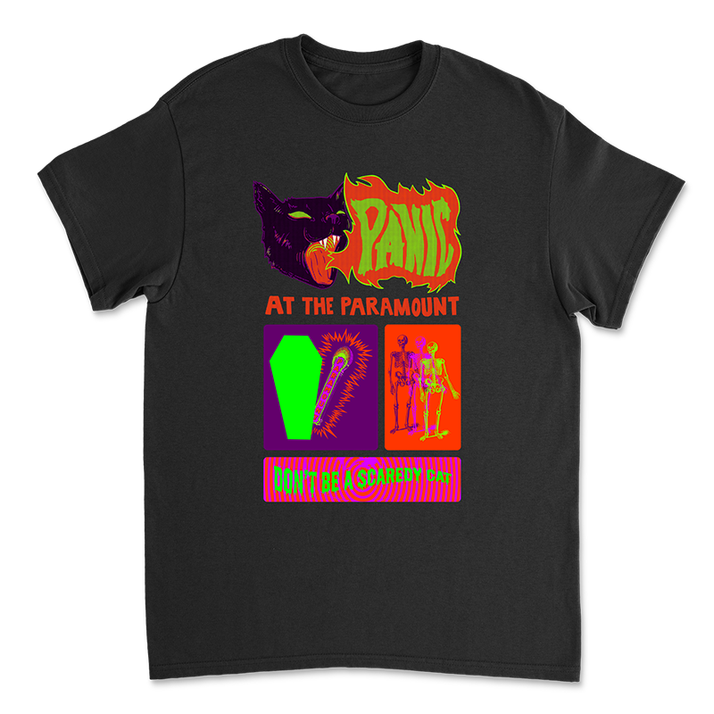 Panic 2025 Black Cat Tee