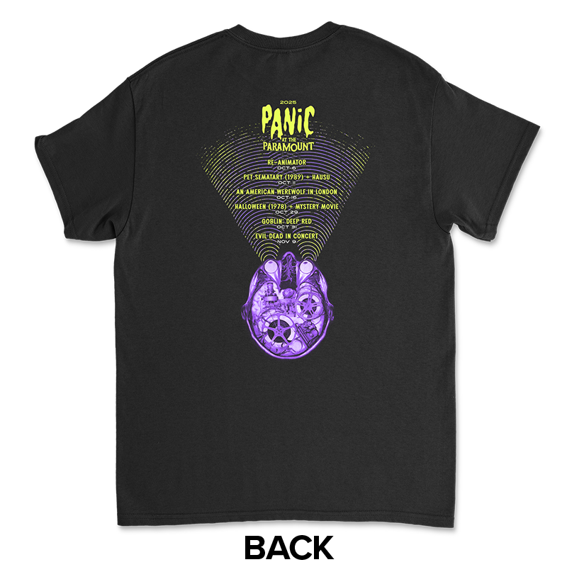 Panic 2025 Schedule T-Shirt