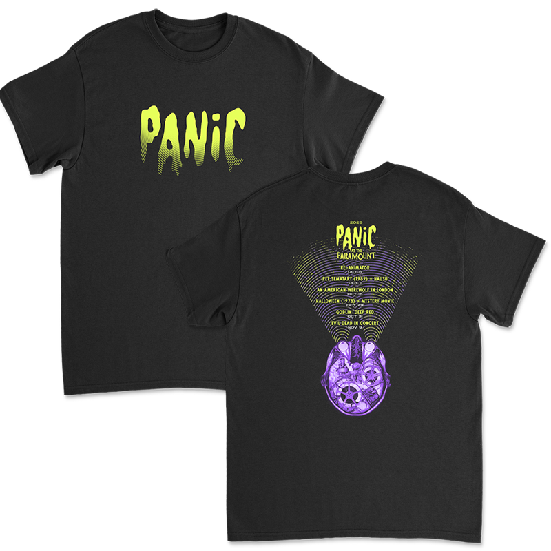 Panic 2025 Schedule T-Shirt
