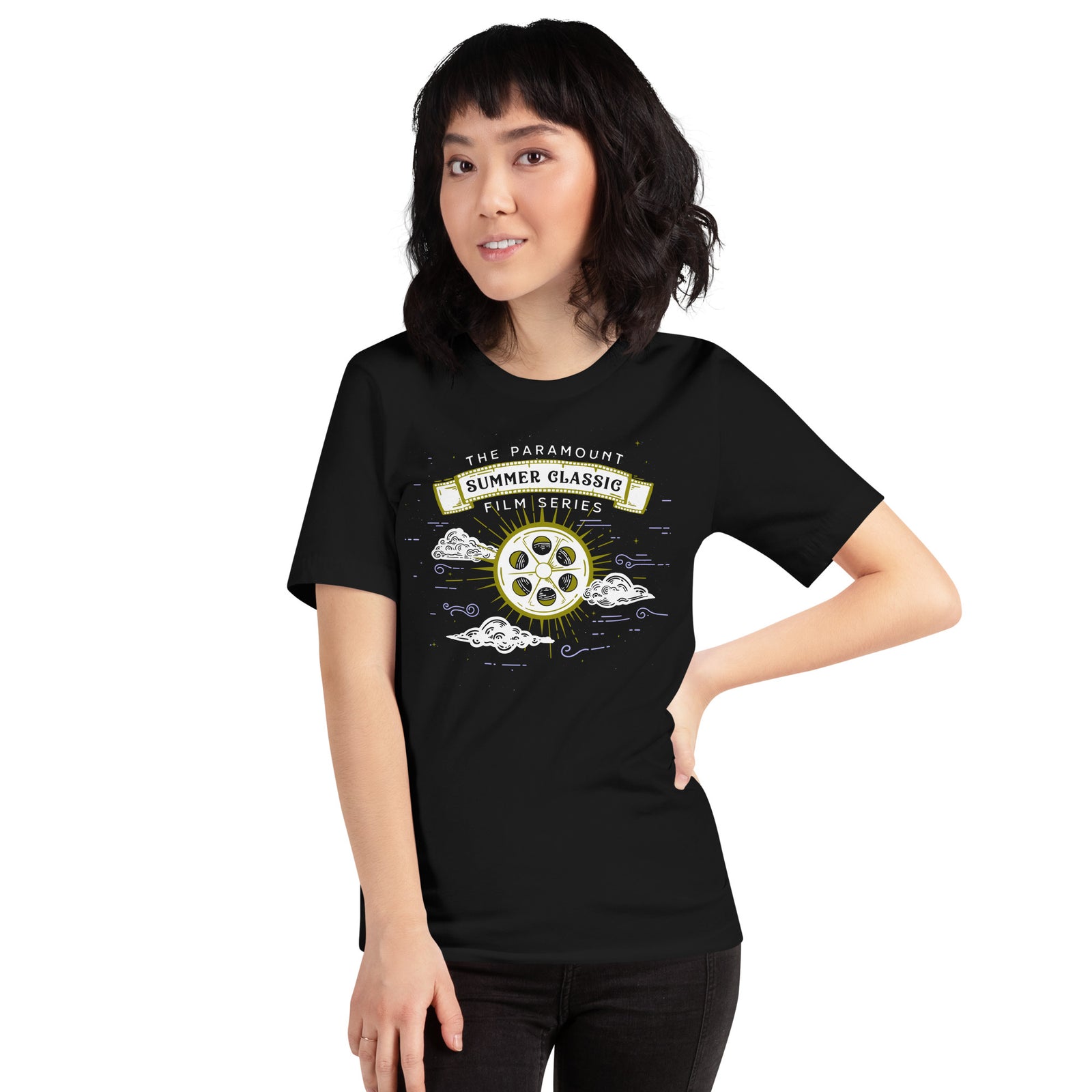 2023 PARAMOUNT SUMMER CLASSIC FILM SERIES TSHIRT - BLACK