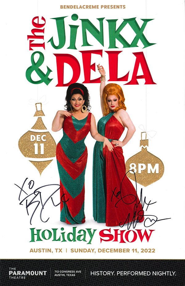 Jinkx and Dela - Autographed Poster
