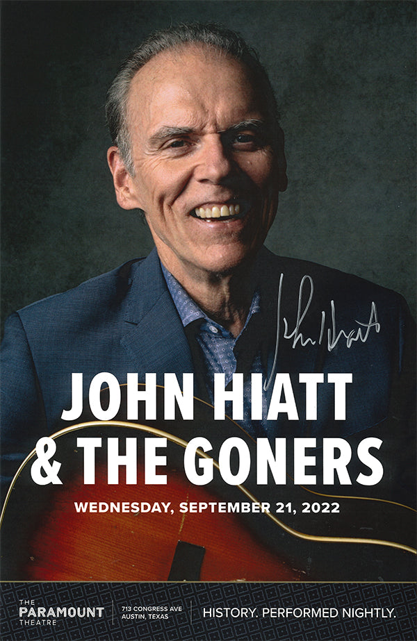 John Hiatt - Autographed Poster